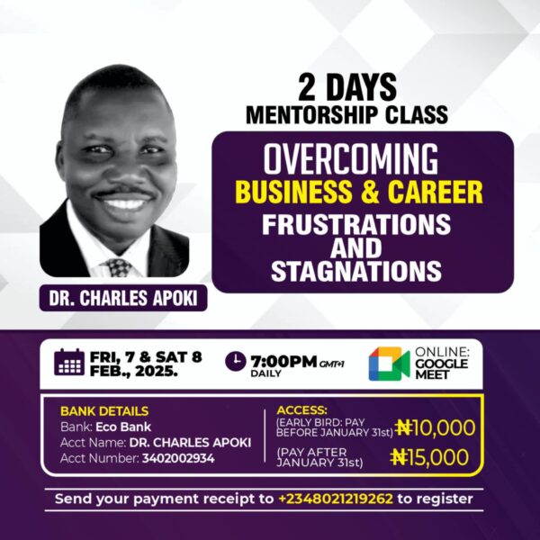 Overcoming Business & Career Frustrations and Stagnations